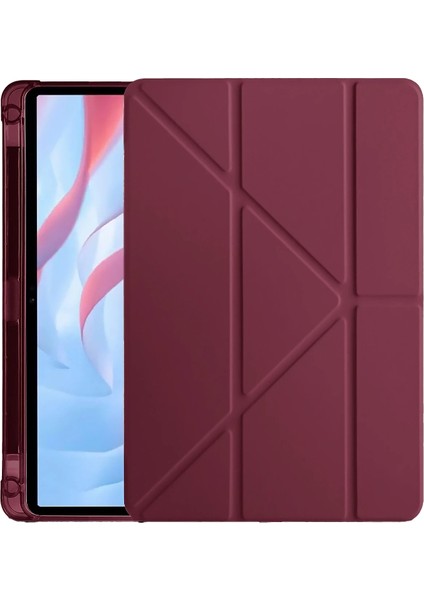 Msa-Shop Newface Huawei Honor Pad X9A Kalemlikli Mars Tablet Kılıfı - Mor