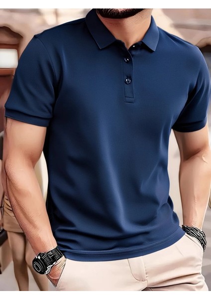 Erkek Kısa Kollu Yakalı Viskon Iki Iplik Erkek Bluz modelleri