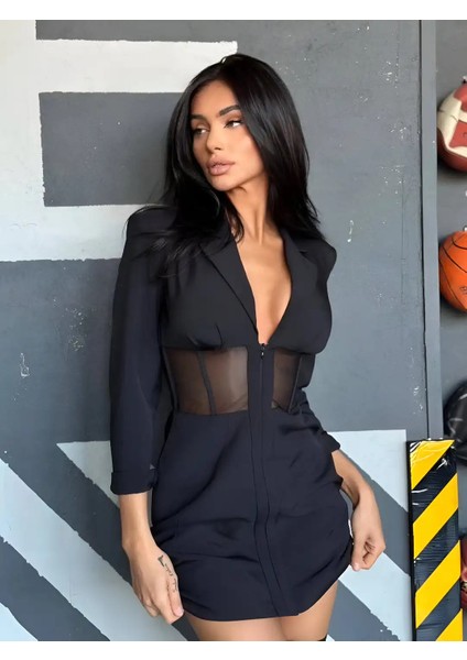 Coven Gömlek Yaka Elbise