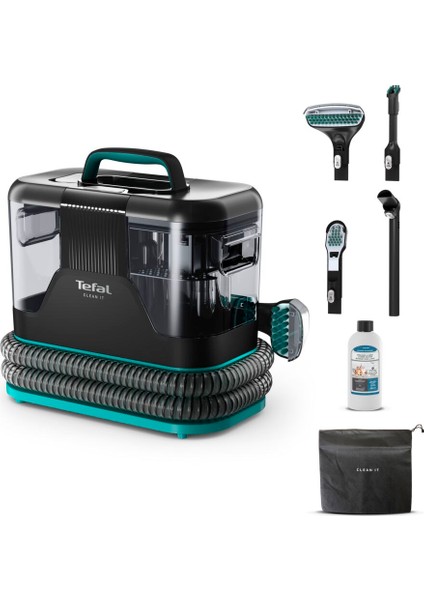 Clean It Hızlı & Kolay Taşınabilir 750 Watt 2,3 Litre Kapasiteli Leke & Halı Temizleyici