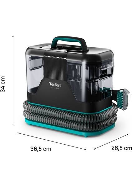 Clean It Hızlı & Kolay Taşınabilir 750 Watt 2,3 Litre Kapasiteli Leke & Halı Temizleyici indirimleri