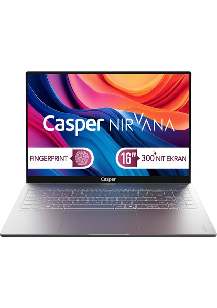 Nirvana S100 Intel Core 9-270H 48GB Ddr5 2tb Freedos Laptop 16" S100.270H-GX00X-G-F