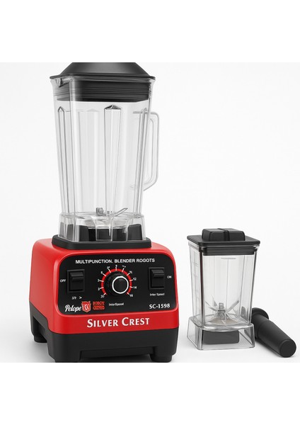 Yüksek Güçlü Profesyonel Blender, Meyve ve Sebze Öğütücü, Kırmızı Renk, Çok Amaçlı indirimleri