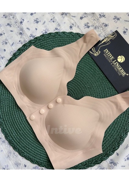 Elise Ithal Fitilli Önü Çıtçıt Düğmeli Açılabilen Üstün Kalite Dikişsiz Lazer Kesim Bralet fırsatları