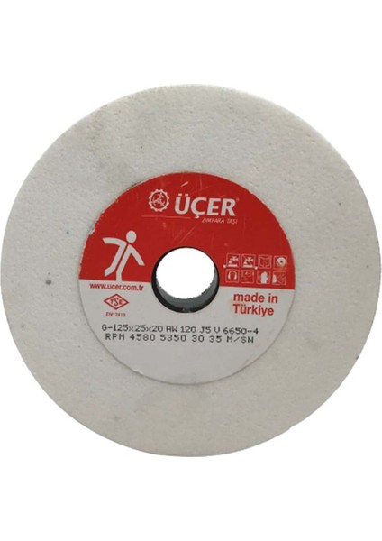 Hızar Makinesi Iç Çukur Bileme Taşı 125X25X20-70X14, Keskinlik ve Hassasiyet Için