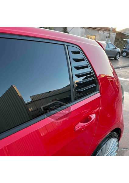 Vw Golf 7 7.5 2012-2020 Uyumlu Kelebek Cam Izgarası Kelebek Cam Vizörü Havalandırma Sağ Sol Takım Parlak Siyah fiyatları