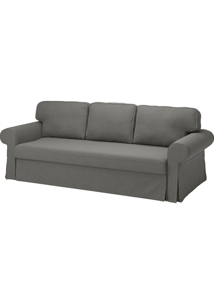 3'lü Yataklı Kanepe Kılıfı, Hakebo Koyu Gri