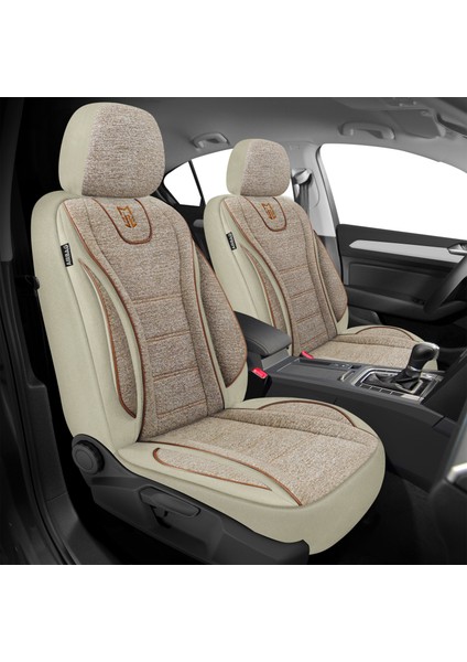 City Serisi Honda Cr-V 2018-2022 ile Uyumlu Koltuk Kılıfı, Bej
