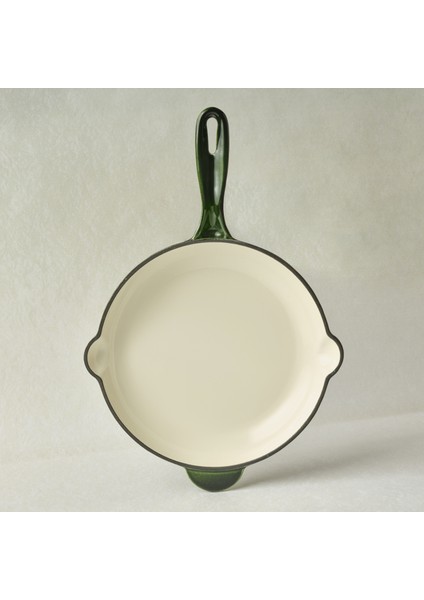 Heritage Demir Döküm Emayeli Tava Yeşil 26 cm