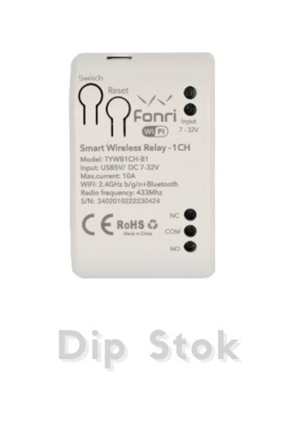 Akıllı Kablosuz Röle, Tek Kanal, Güçlü ve Kolay Kontrol Imkanı fırsatları