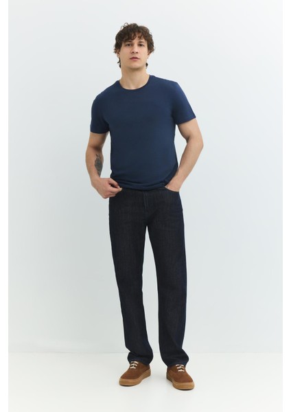 Regular Fit Lacivert Erkek T-Shirt