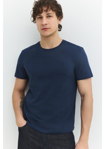 Regular Fit Lacivert Erkek T-Shirt fiyatları