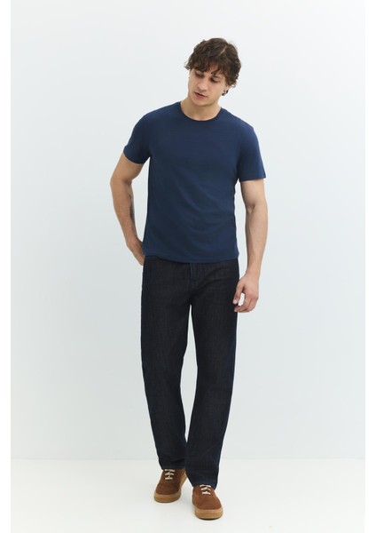 Regular Fit Lacivert Erkek T-Shirt modelleri