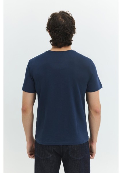 Regular Fit Lacivert Erkek T-Shirt fırsatları