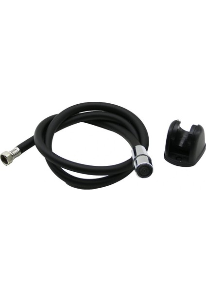 Siyah Plastik Perlatörlü Taharatmatik Hortum 120CM (4887)