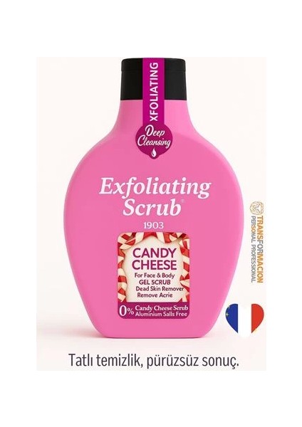 Bfs Norveç Candy Cheese Peeling Jel – 1903 Serisi, Akne Karşıtı Scrub 500 ml