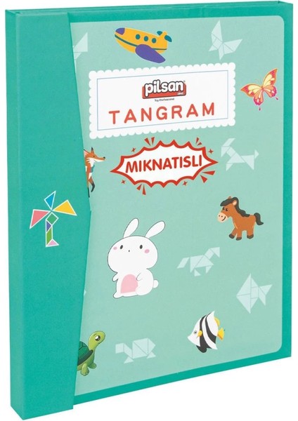 Bfs 03 569 Ahşap Manyetik Tangram - Oyuncak