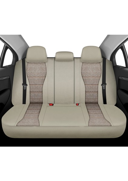 City Serisi Honda Honda E 2020 Sonrası ile Uyumlu Koltuk Kılıfı, Bej