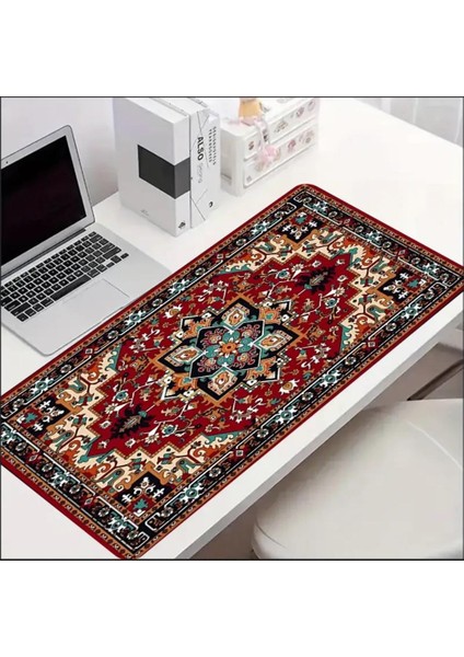 90X40 cm Dekoratif Halı Temalı Kaydırmaz Taban Speed Yüzey Oyuncu Mouse Pad Gaming