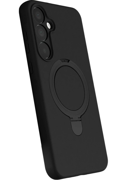 Msa-Shop Newface Samsung Galaxy A55 5g Regal Magsafe Standlı Kapak - Siyah modelleri