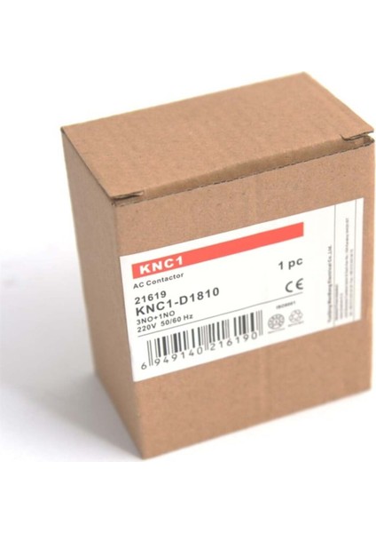 18 Amper Kontaktör KNC1-D1810 Ts Knt 18, Dayanıklı ve Yüksek Performanslı Ürün fiyatları