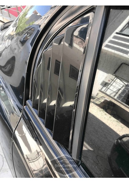 Honda Civic Fd6 2006-2011 Uyumlu Kelebek Cam Izgarası Kelebek Cam Vizörü Havalandırma Sağ Sol Takım Parlak Siyah fiyatları