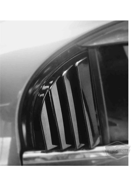 Honda Civic Fd6 2006-2011 Uyumlu Kelebek Cam Izgarası Kelebek Cam Vizörü Havalandırma Sağ Sol Takım Parlak Siyah modelleri