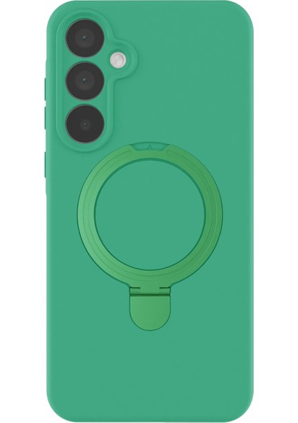 Msa-Shop Newface Samsung Galaxy A55 5g Regal Magsafe Standlı Kapak - Yeşil fiyatları