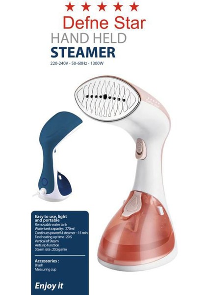 Kompakt Buharlı Dikey Ütü Seyahat Için Kırışık Giderici Kırmızı modelleri