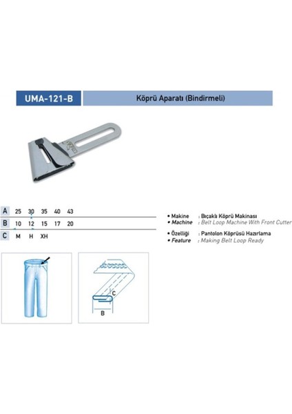 Köprü Aparası 35X15MM, Dayanıklı ve Kullanışlı Bağlantı Parçası