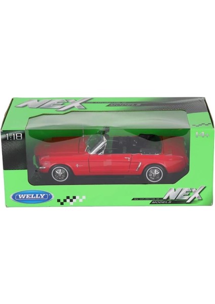 Bfs 12519C Welly 1 18 1964 1 2 Ford Mustang Co fiyatları