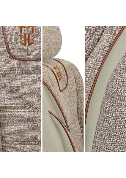 City Serisi Honda Legend 2008-2012 ile Uyumlu Koltuk Kılıfı, Bej