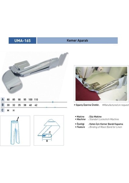 Lastikli Kemer Apara 75MM-27MM, Şık ve Rahat Tasarım, Dayanıklı Malzeme, Kolay Kullanım