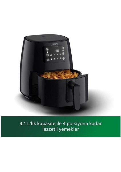 3000 Serisi Large Airfryer, Rapid Air Teknolojisi, 4,1l, Siyah fiyatları