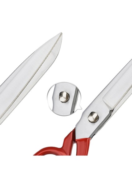 Kırmızı Saplı 9 Inç Terzi ve Tekstil Makası, Ev ve Modelist Kullanımı fırsatları