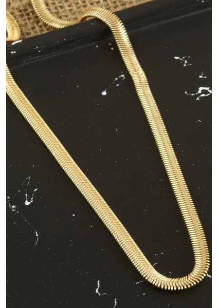 Msa-Shop Kobra Italyan Zincir Kolye 45 Cm-Sarı modelleri