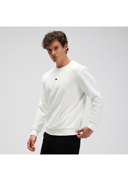 EM556-OF Erkek Basic Sweatshirt - Kırık Beyaz modelleri