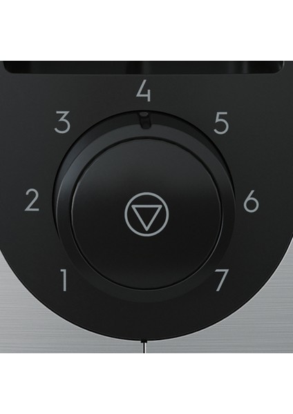 Paslanmaz Çelik 800 W Ekmek Kızartma Makinesi, 7 Kademeli Isı Ayarı, Gri Renk fırsatları