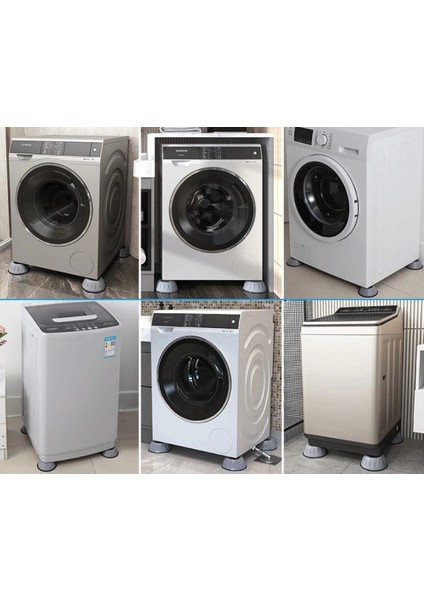 Bfs Çamaşır Makinesi Titreşim Engelleyici Stoper Gri 4 Lü Set fiyatları