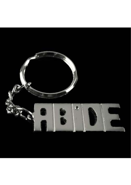 Msa-Shop Abide Isimli Anahtarlık-Gümüş Rengi
