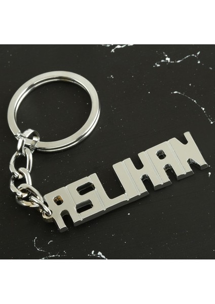 Msa-Shop Aslıhan Isimli Anahtarlık-Gümüş Rengi