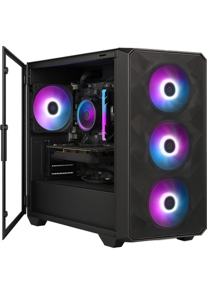 DRX7741 Dragos Ryzen 5 7600 32GB Ddr5 1tb Nvme 16GB RTX5060TI 24.5 Inç 200Hz 1ms Oyuncu Hazır Sistem fırsatları