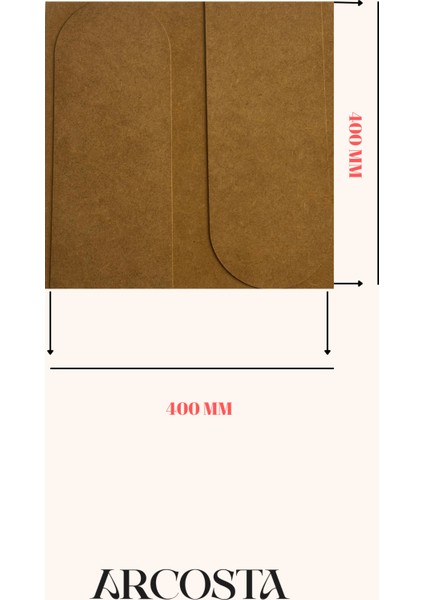 Ham Mdf Kare Duvar Paneli 40*40 Ahşap Duvar Paneli Boyanabilir Ham Mdf ( 6 Adet) indirimleri