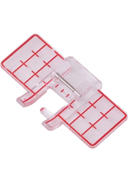 Çok Çizgili Dekoratif Dikiş Ayağı Şeffaf 9mm