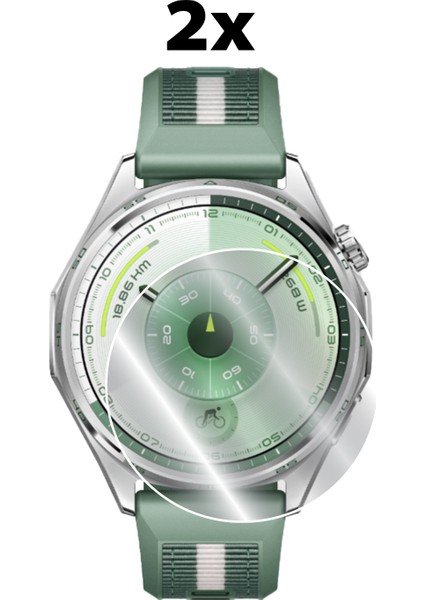 Huawei Watch Gt 6 (46MM) ile Uyumlu Ipg Hydrogel Ekran Koruyucu (2 Adet)