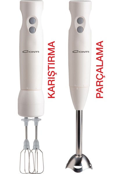 3'lü Çok Amaçlı Blender Seti, Beyaz, Kullanışlı ve Şık Tasarım fiyatları