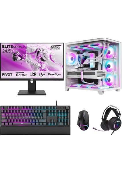 DRx7785 Ryzen 7 7800X3D 32GB DDR5 2TB GEN4 NVMe 16GB RTX5060Ti 24.5 İnç 300Hz 1ms Oyuncu Hazır Sistem