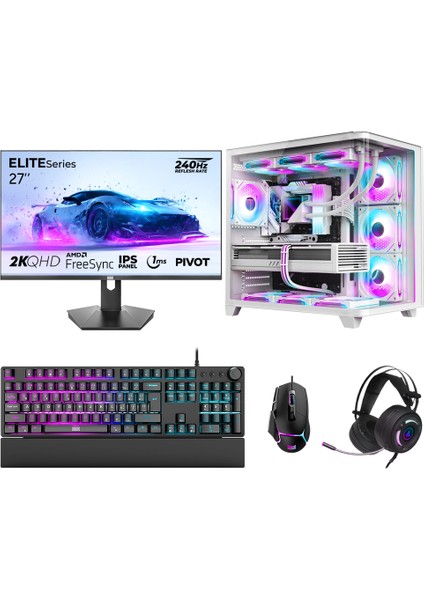 DRx7655 Ryzen 7 5700X 32GB 1TB NVMe 8GB RTX5060 27 İnç 240Hz 1ms QHD Oyuncu Hazır Sistem