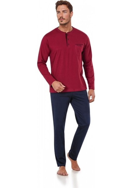 Robdöşambırlı Pijama Takımı 3'lü Kutulu Damat Çeyiz Seti (1 Çift Çorap Hediyeli) 6PQI7EKR1RKE6.4L fırsatları