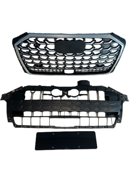 Audi A8 (2022-2025) Krom/siyah S Ön Panjur